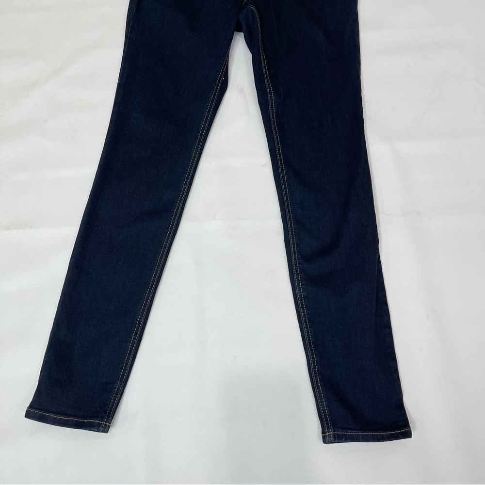 Indigo Blue Maternity Secret Fit Belly Jeans Size SP Skinny Leg Dark Wash Blue - Picture 9 of 14